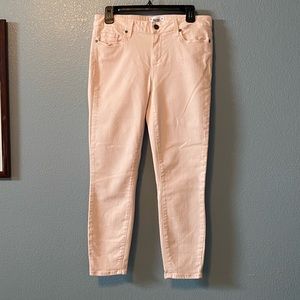 Paige Light Pink Ankle Jeans